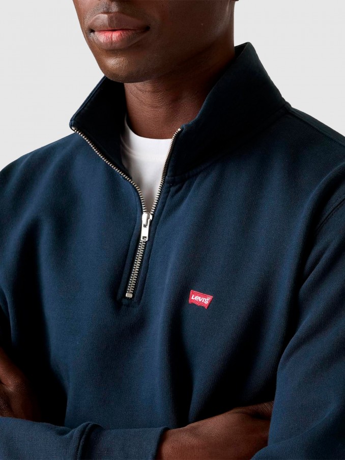 Jersey Hombre Azul Marino Levis