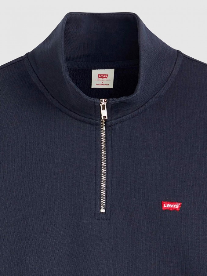 Jersey Hombre Azul Marino Levis