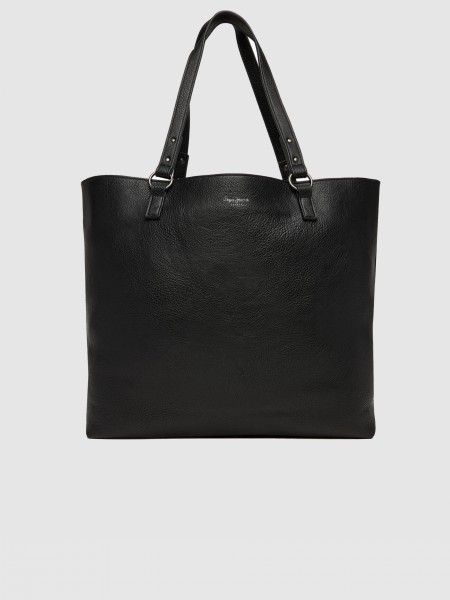 Shoppers Woman Black Pepe Jeans London Shoppers Woman Black Pepe Jeans London