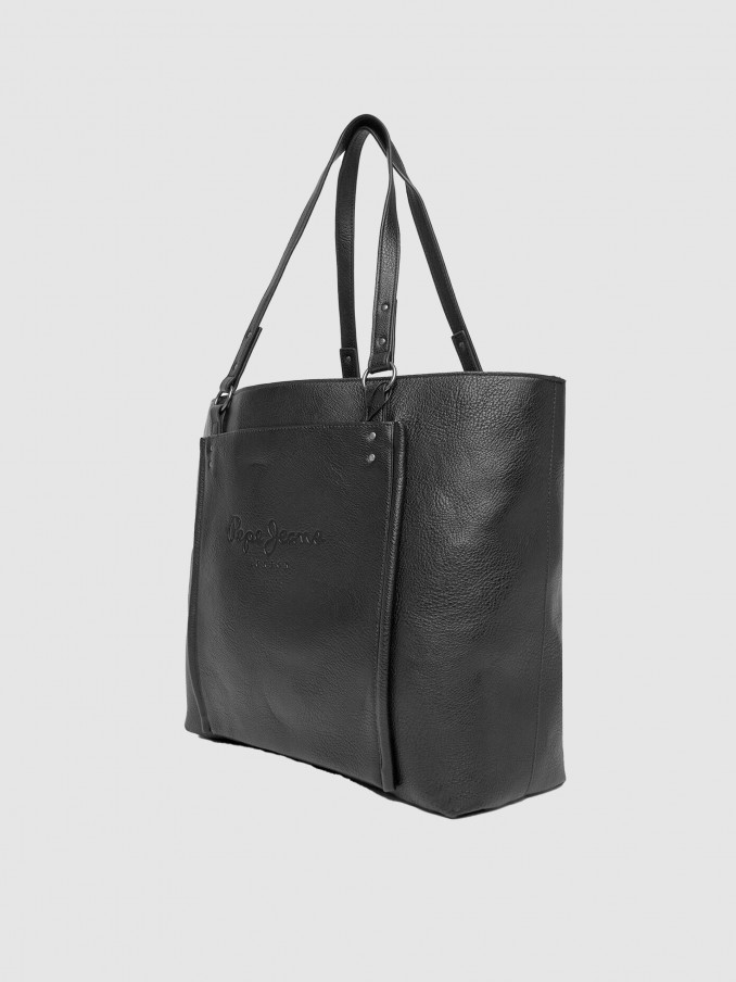 Shoppers Woman Black Pepe Jeans London