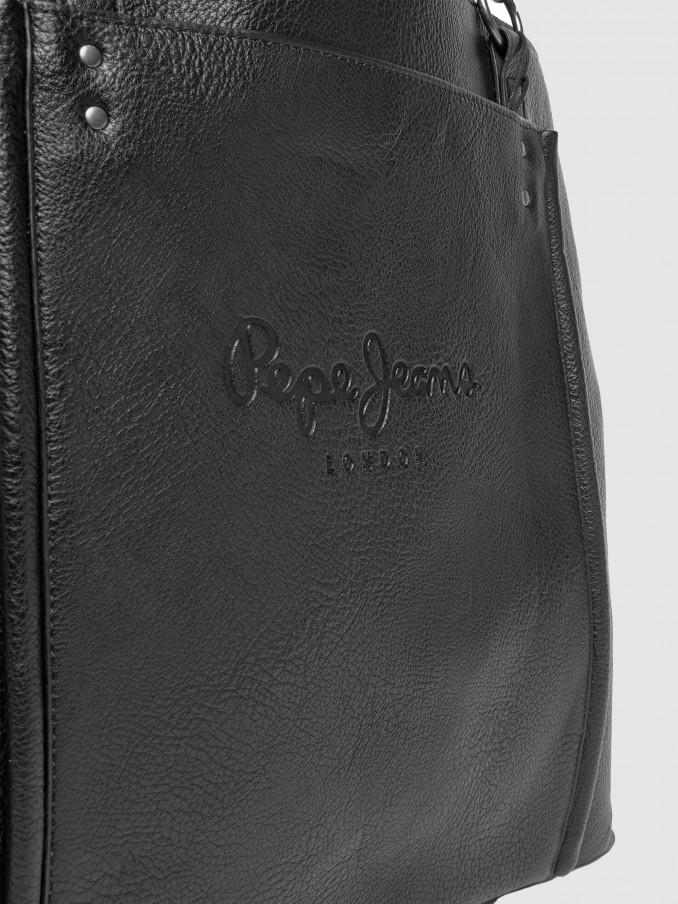 Shoppers Woman Black Pepe Jeans London