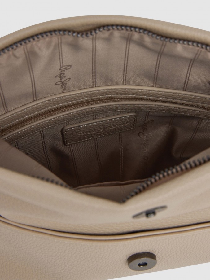 Shoulder Bags Woman Cream Pepe Jeans London