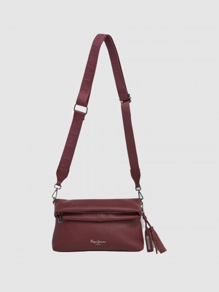 Shoulder Bags Woman Bordeaux Pepe Jeans London Shoulder Bags Woman Bordeaux Pepe Jeans London