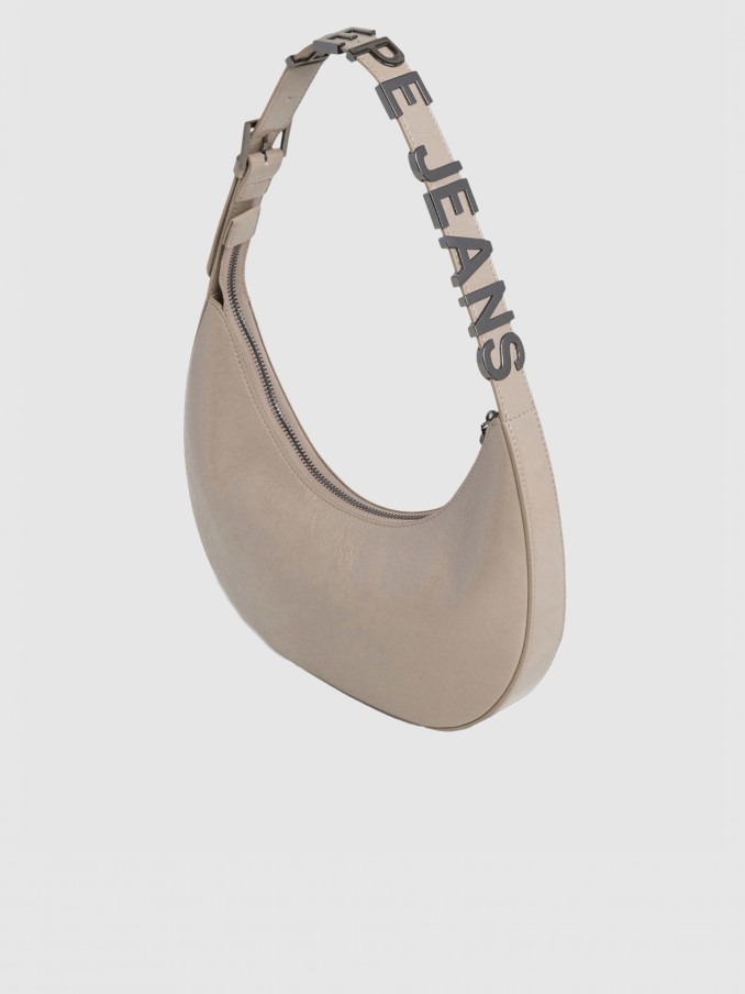Shoulder Bags Woman Cream Pepe Jeans London