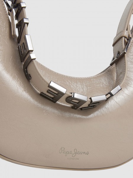 Shoulder Bags Woman Cream Pepe Jeans London