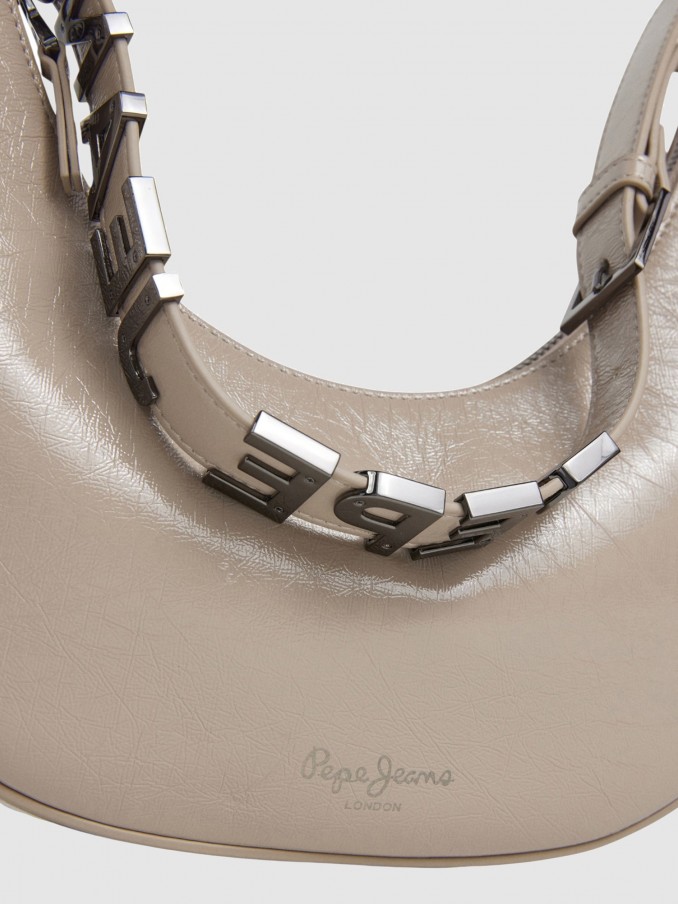 Shoulder Bags Woman Cream Pepe Jeans London