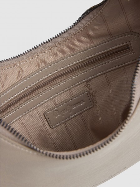 Shoulder Bags Woman Cream Pepe Jeans London