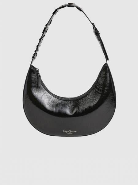 Bolsos de Hombro Mujer Negro Pepe Jeans London