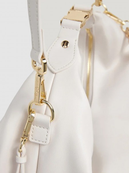 Handbag Woman Cream Pepe Jeans London