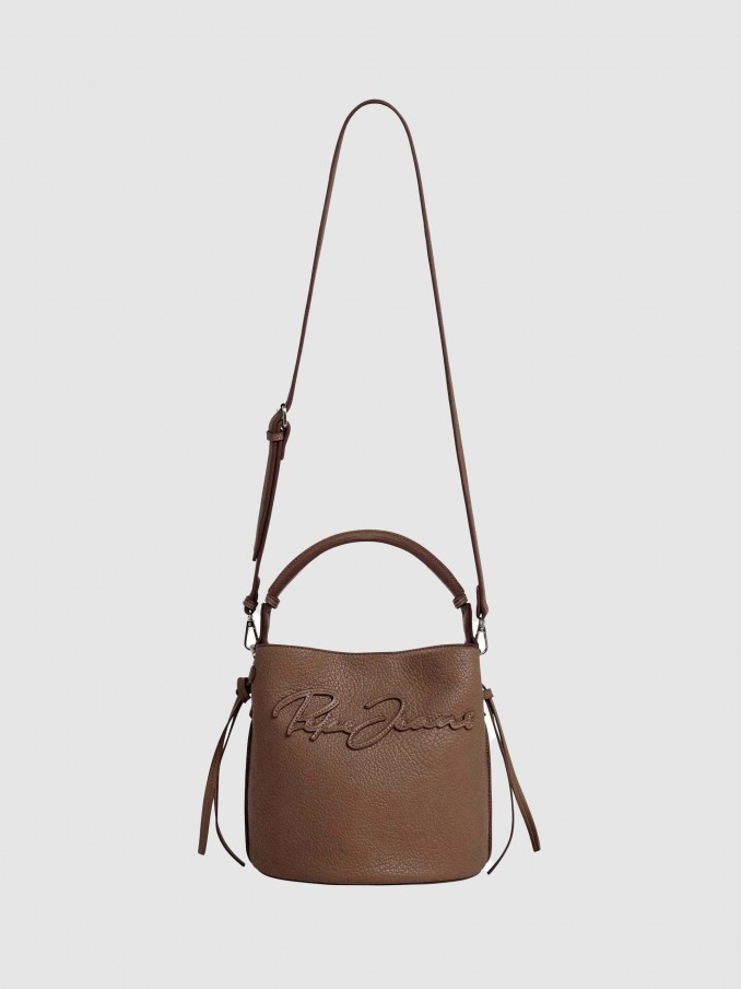 Shoulder Bags Woman Brown Pepe Jeans London