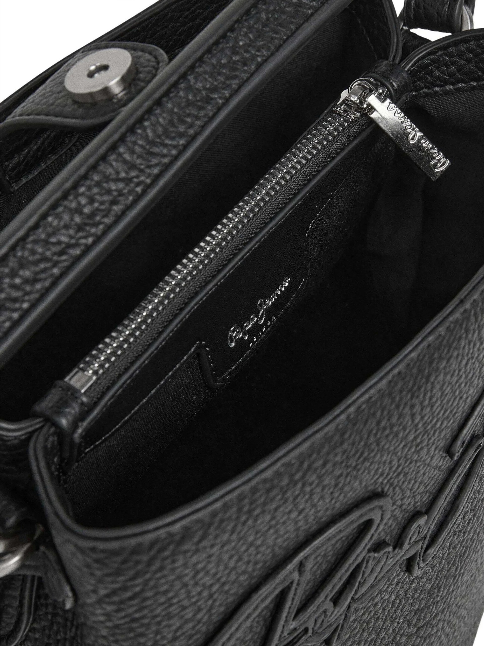Bolsos de Hombro Mujer Negro Pepe Jeans London