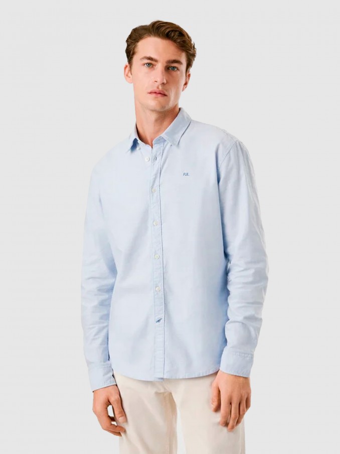 Shirt Man Blue Pepe Jeans London