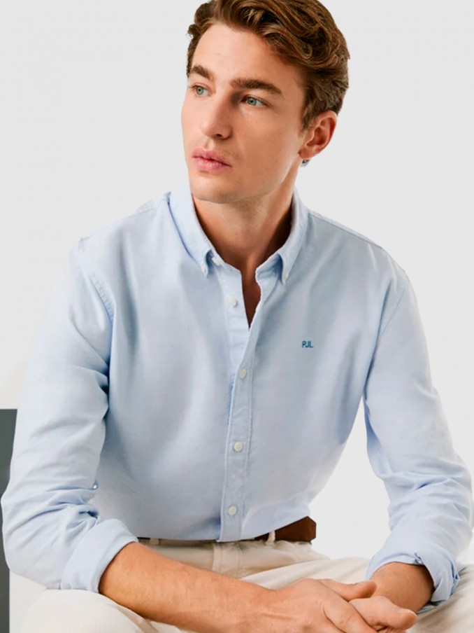 Shirt Man Blue Pepe Jeans London