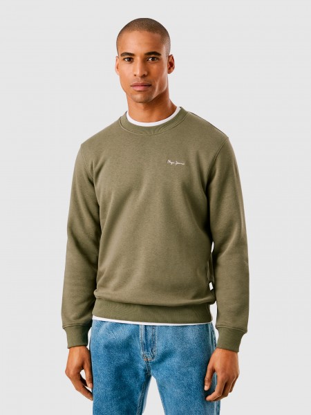 Jumper Man Green Pepe Jeans London