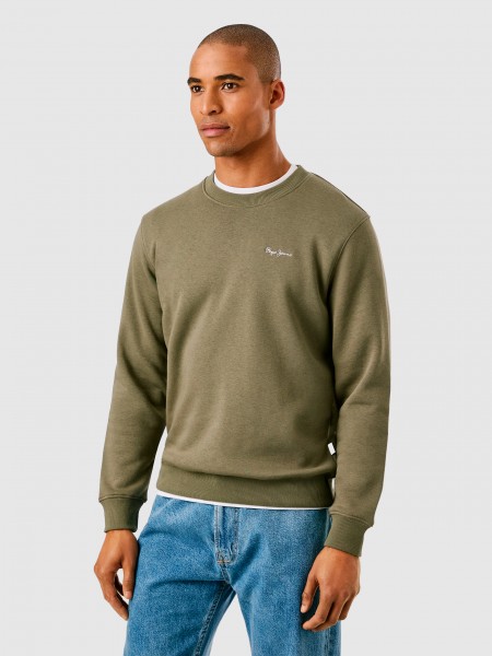 Jumper Man Green Pepe Jeans London