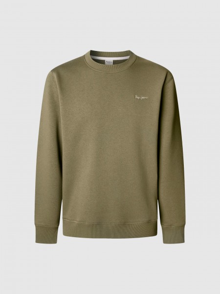 Jumper Man Green Pepe Jeans London