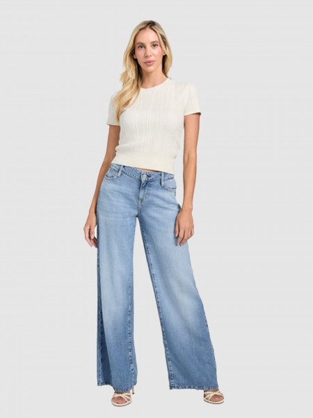 Blusa Mujer Blanco Guess