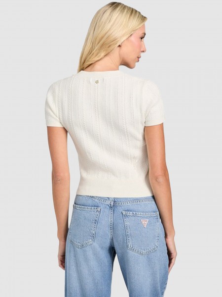 Blusa Mujer Blanco Guess Blusa Mujer Blanco Guess