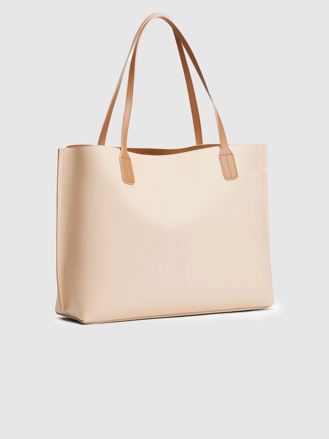 Bolsos de Mano Mujer Crema Tommy Jeans