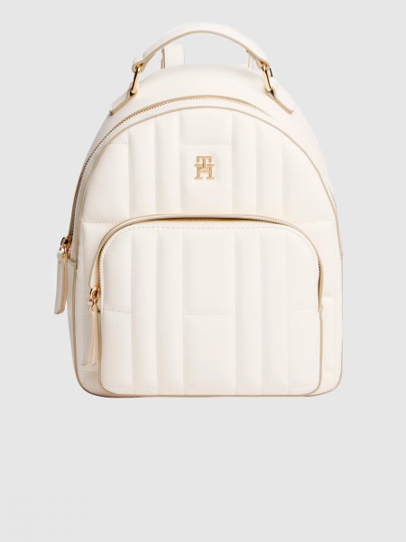 Backpack Woman Cream Tommy Jeans
