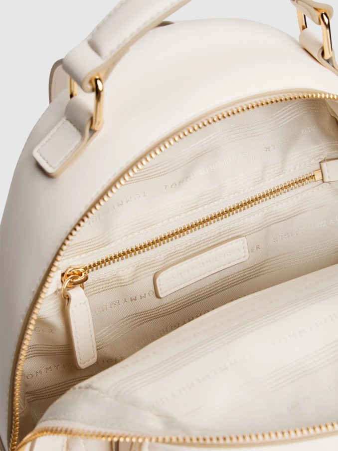 Mochila Mujer Crema Tommy Jeans