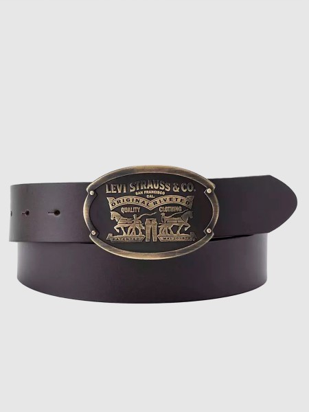 Cinturon Mujer Castao Oscuro Levis
