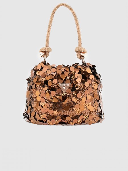 Handbag Woman Golden Guess
