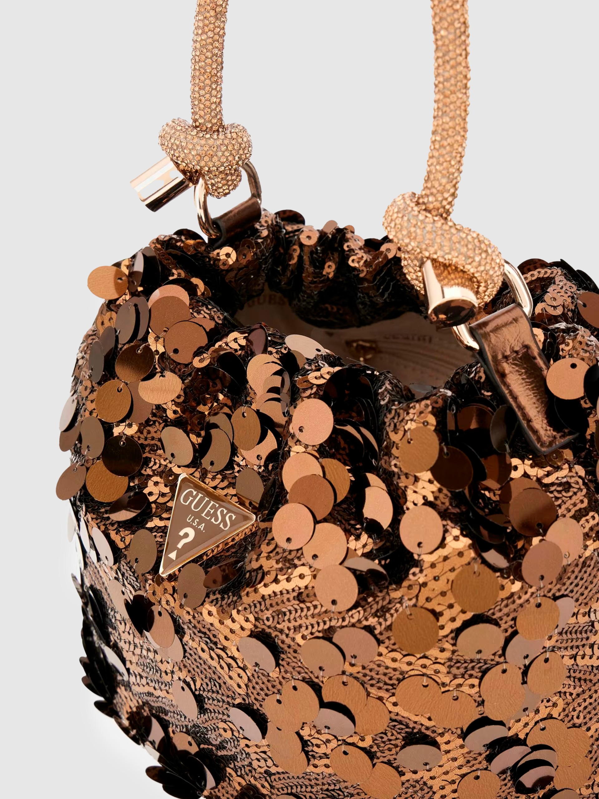 Handbag Woman Golden Guess