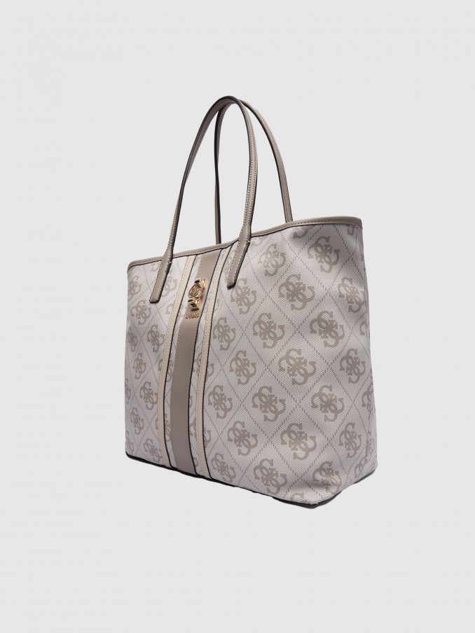Tote Bags Woman Cream Guess