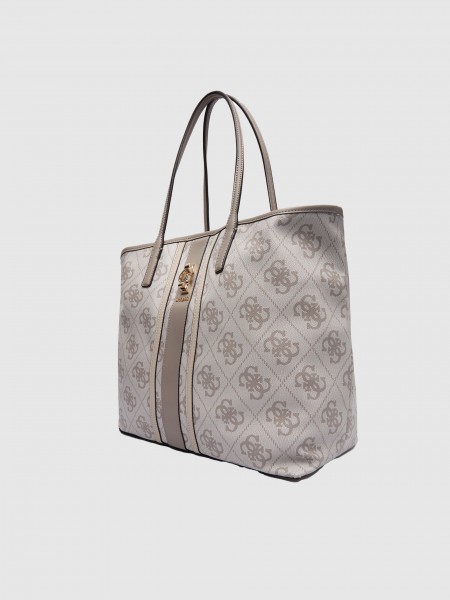 Tote Bags Woman Cream Guess