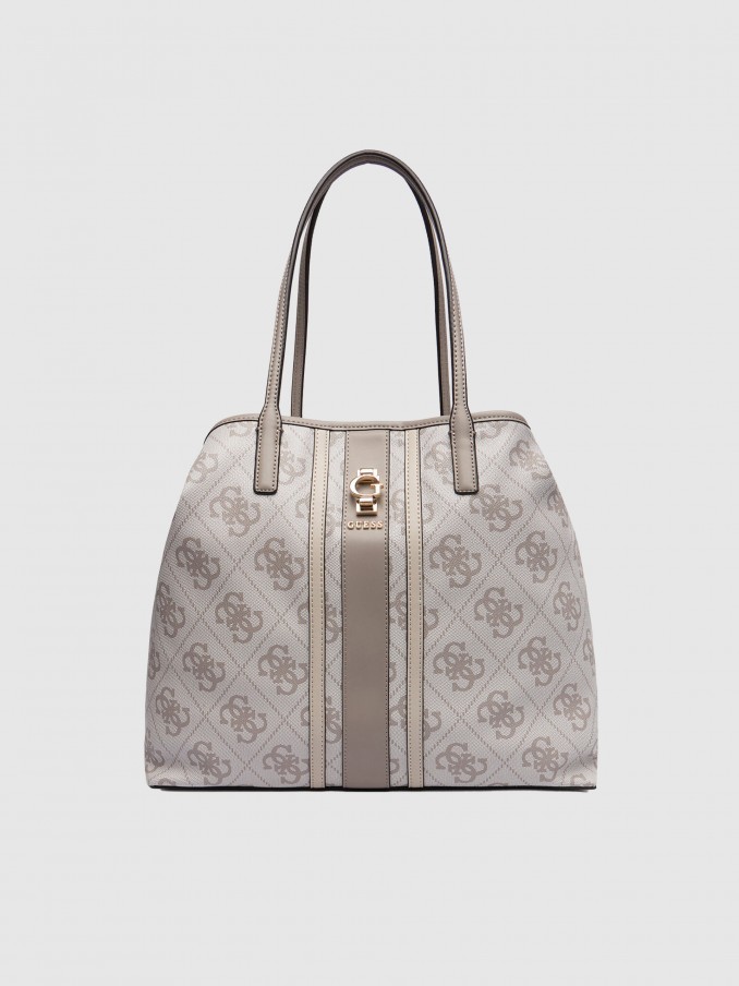 Tote Bags Woman Cream Guess