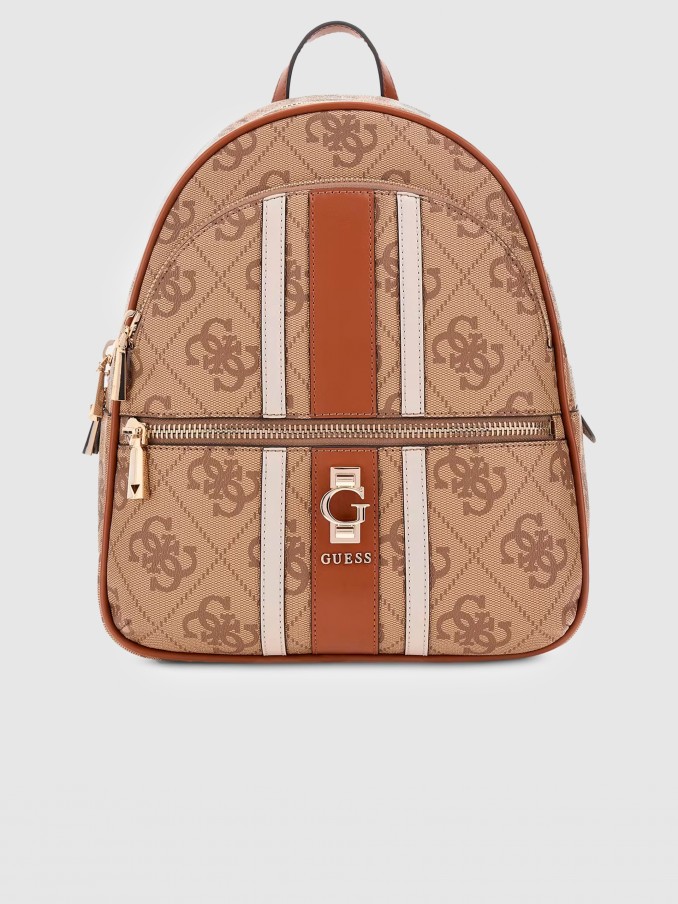 Mochila Mujer Beige Guess