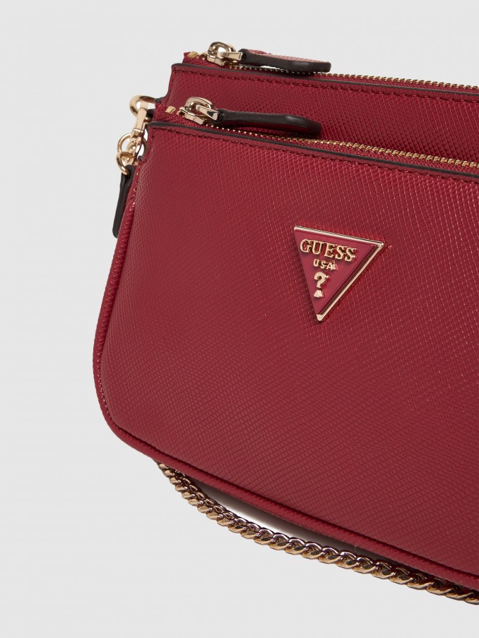 Bolsos de Hombro Mujer Rojo Guess