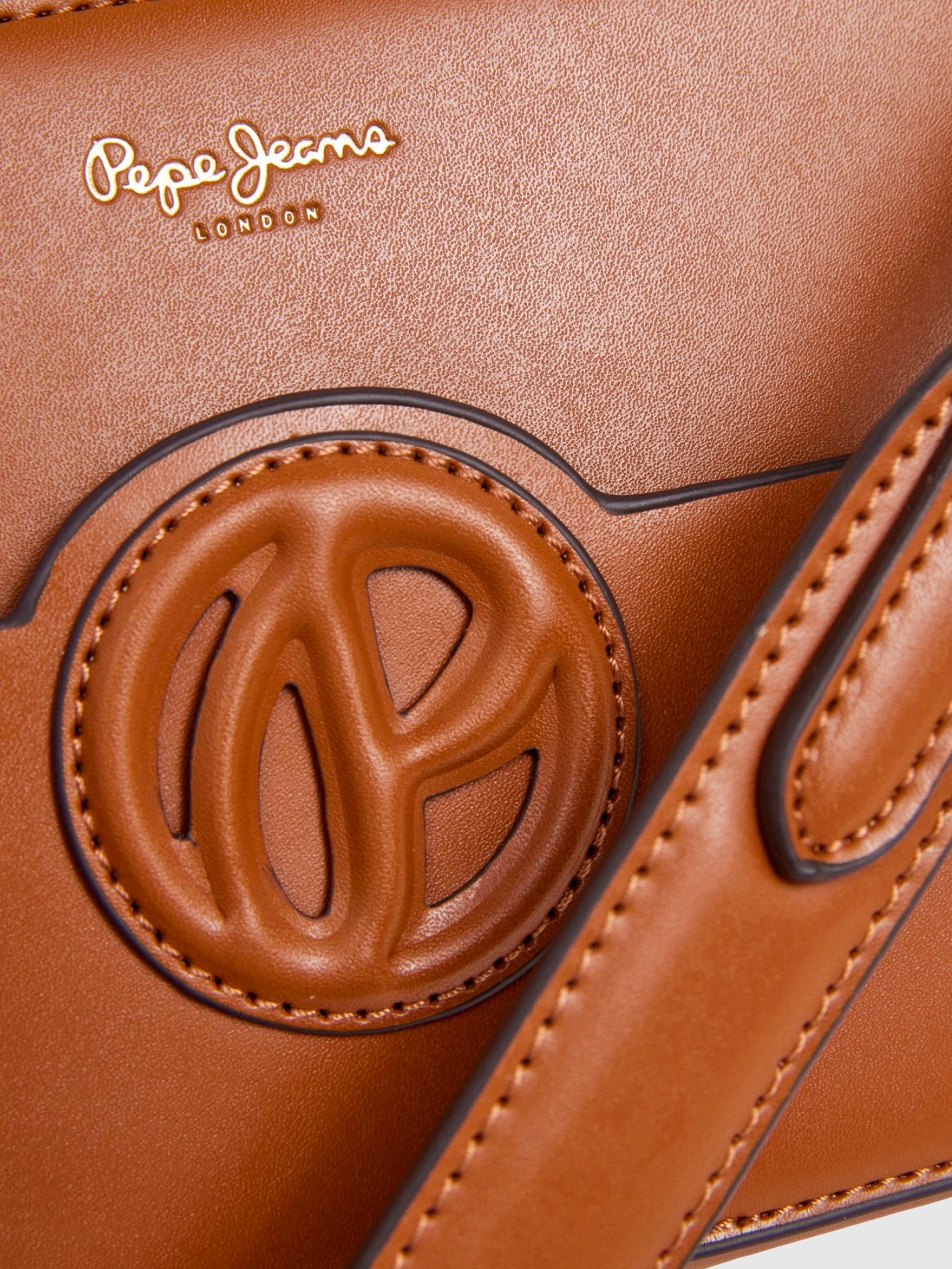 Bolsos de Hombro Mujer Camello Pepe Jeans London