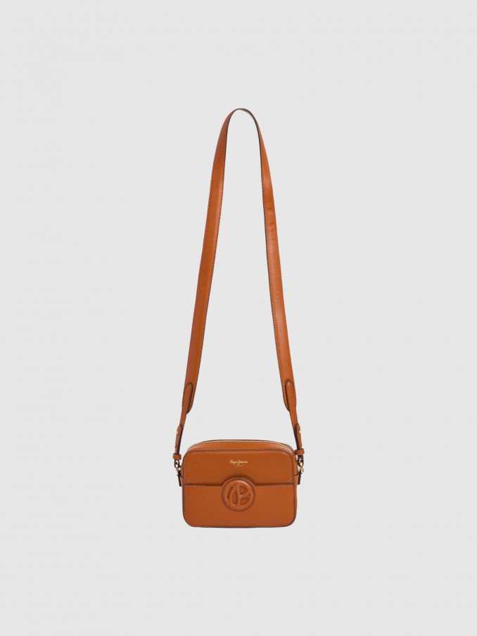 Bolsos de Hombro Mujer Camello Pepe Jeans London