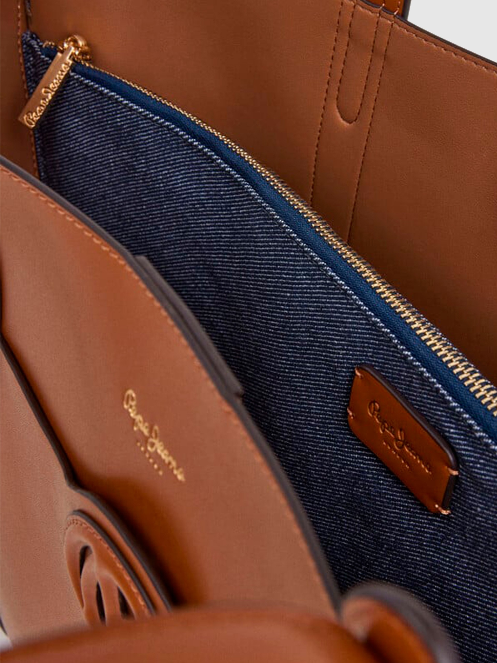 Bolsos Mujer Camello Pepe Jeans London