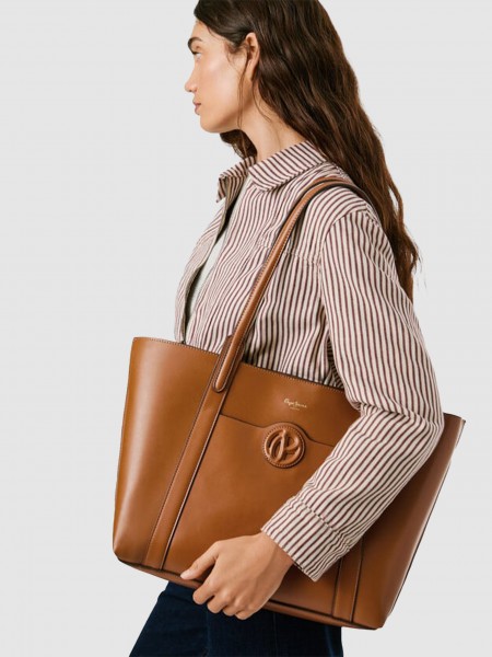 Bolsos Mujer Camello Pepe Jeans London