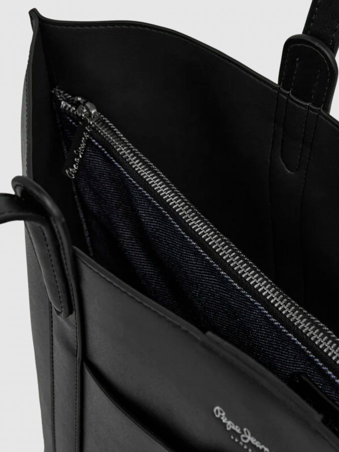 Shoppers Woman Black Pepe Jeans London