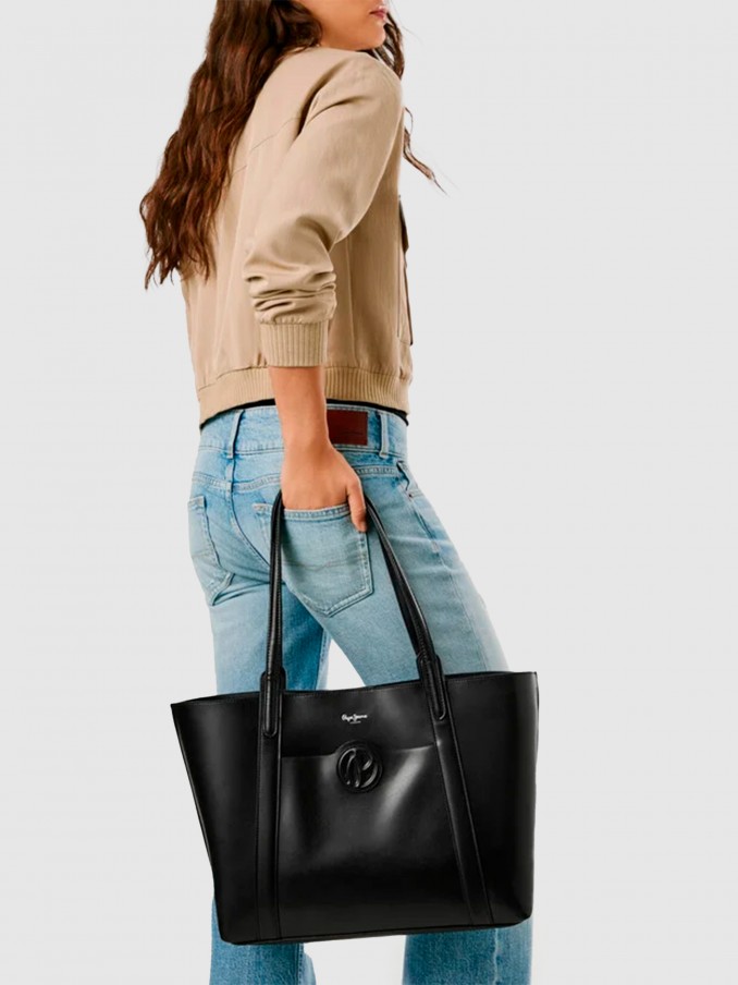 Shoppers Woman Black Pepe Jeans London