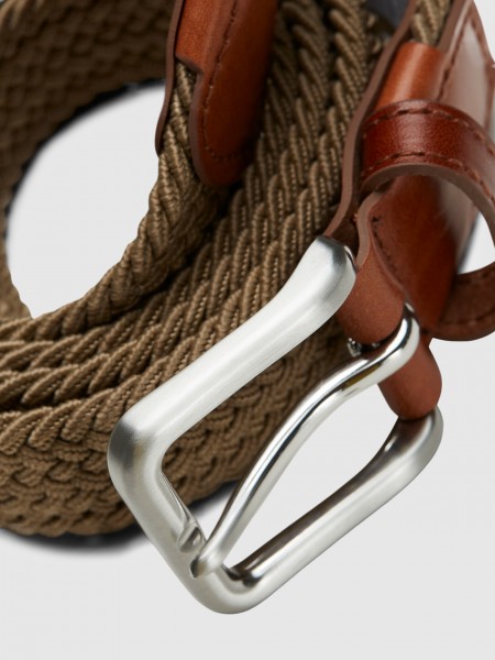 Cinturon Hombre Camello Jack & Jones