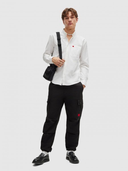 Camisa Hombre Blanco Hugo Boss