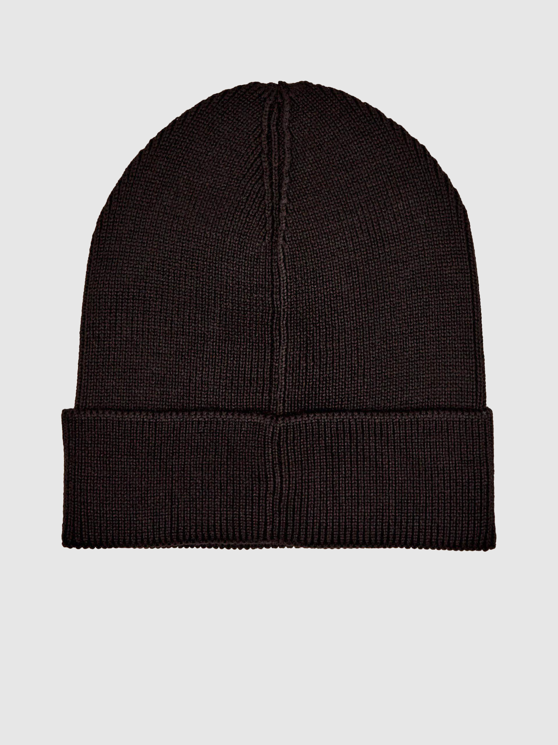 Beanie Man Black Boss Orange