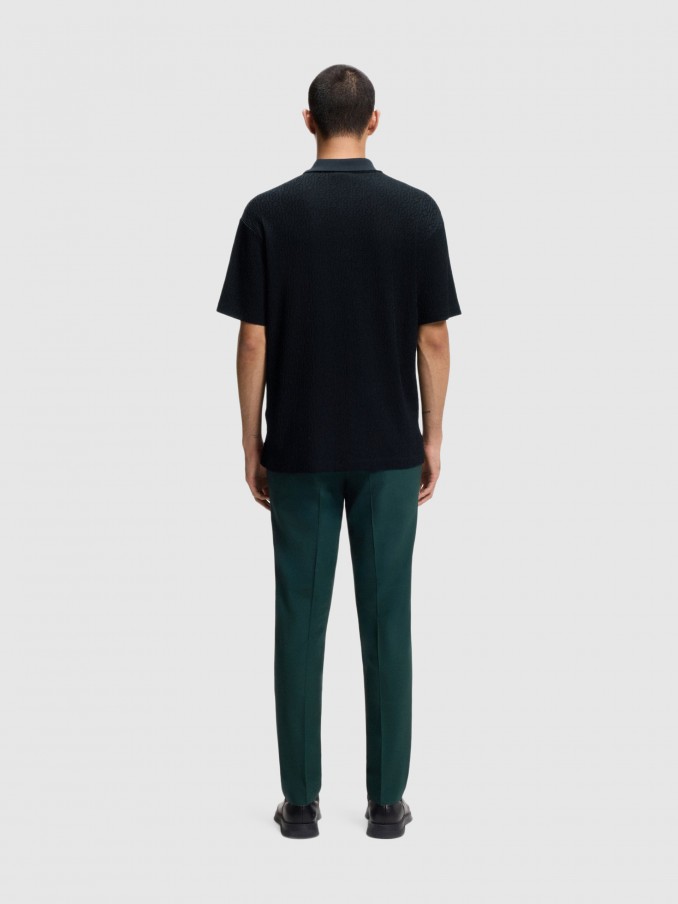 Polo Hombre Negro Hugo Boss