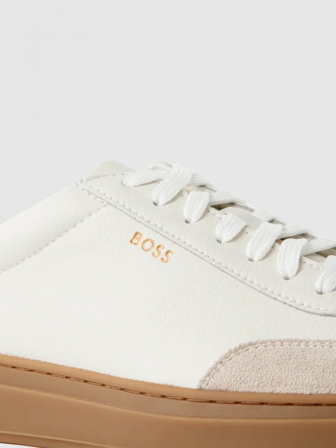 Tenis Hombre Crema Boss Orange