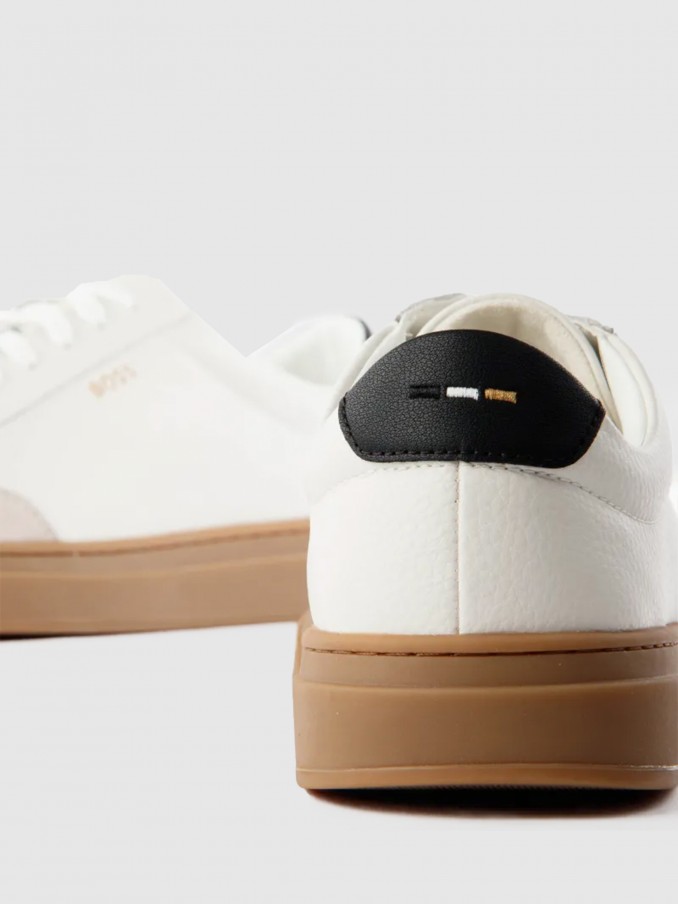 Tenis Hombre Crema Boss Orange