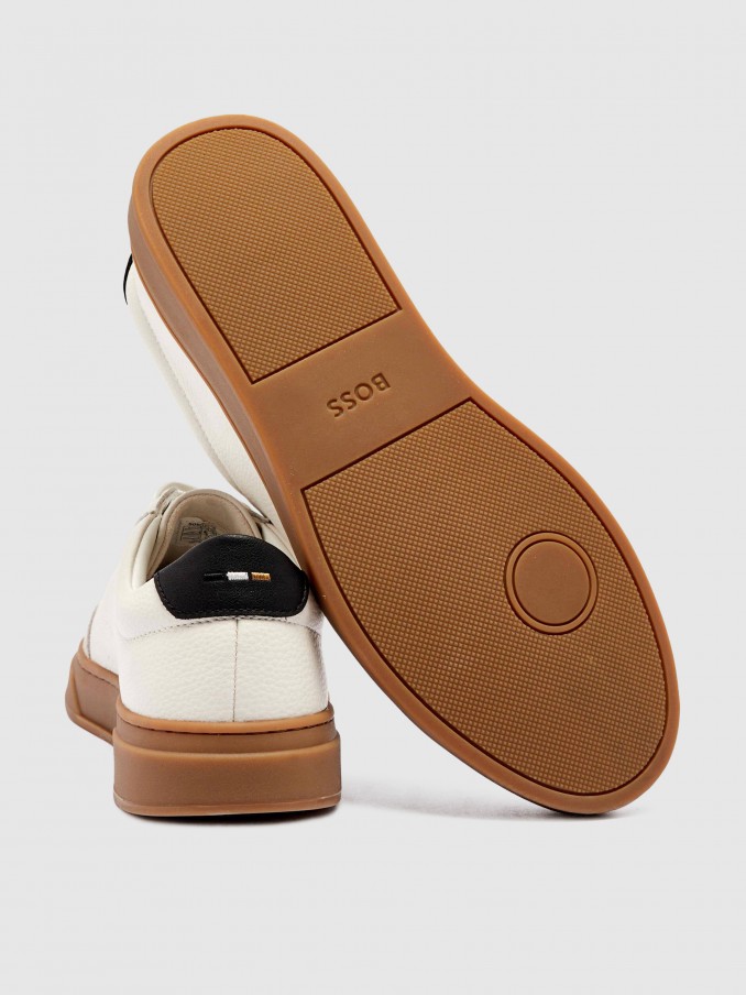 Tenis Hombre Crema Boss Orange
