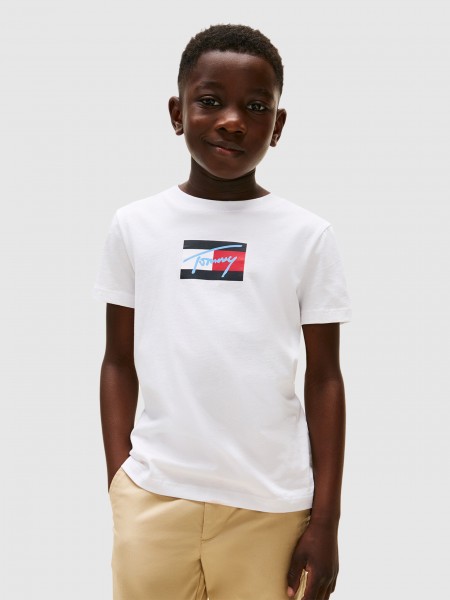 T-Shirt Menino Tommy Hilfiger- Kids T-Shirt Menino Tommy Hilfiger- Kids