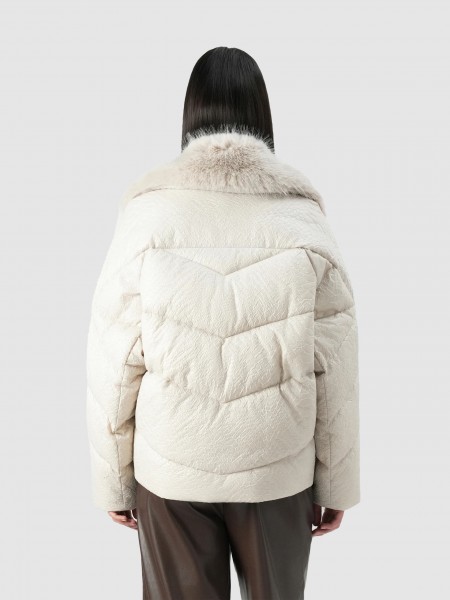 Chaqueta Mujer Blanco Marciano Chaqueta Mujer Blanco Marciano