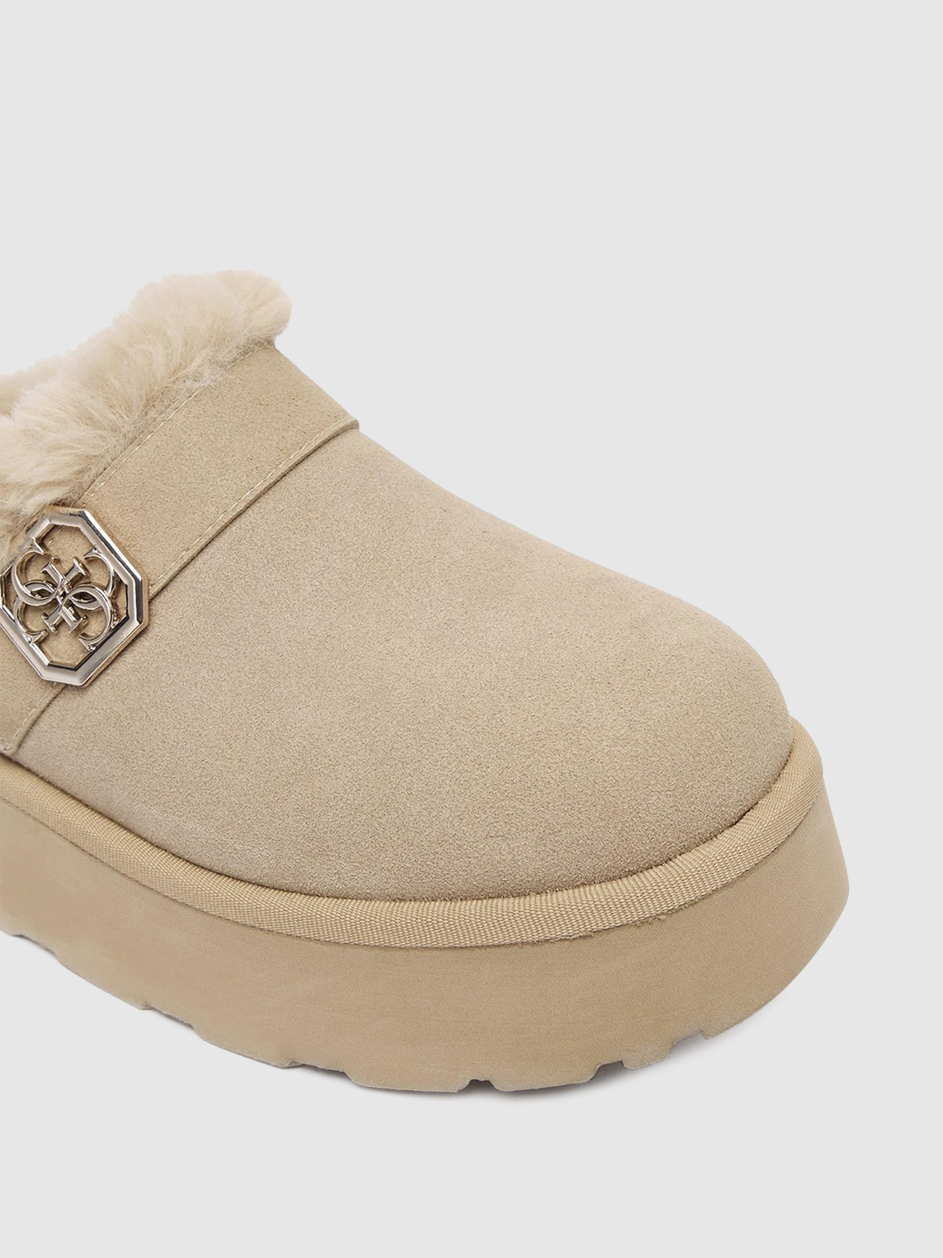 Chanclas Mujer Camello Guess