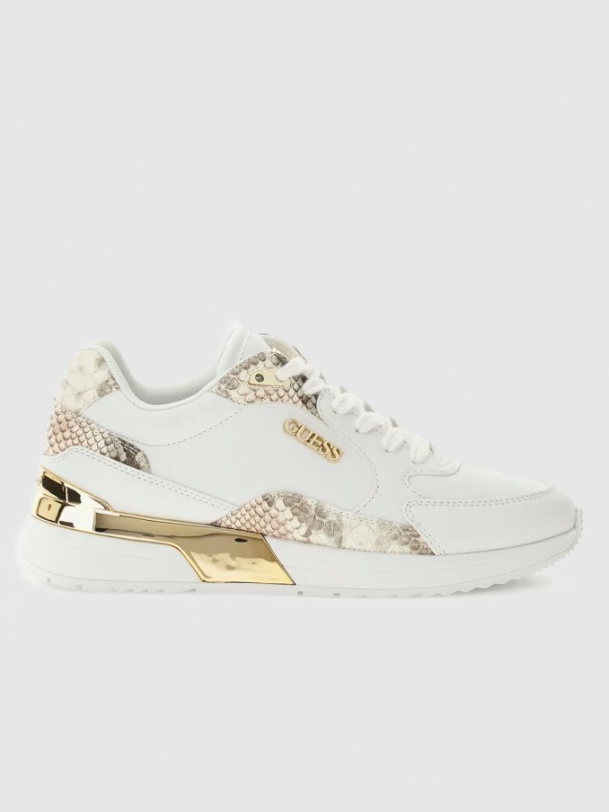 Tenis Mujer Blanco Guess